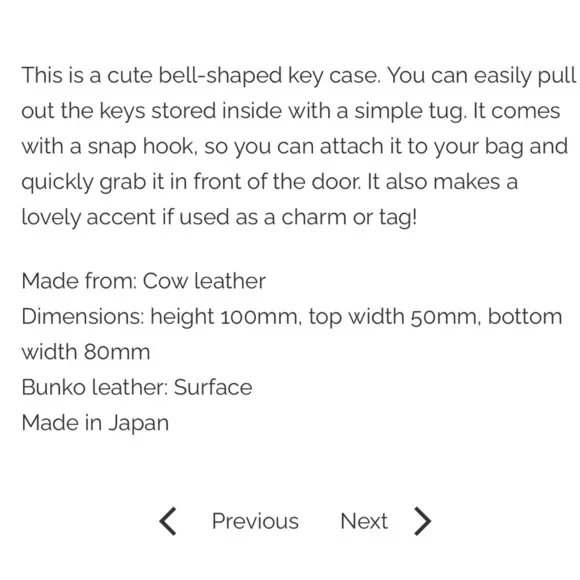 Facing Cranes Bell Key Case by Bunkoya Oozeki NIB - Picture 8 of 8